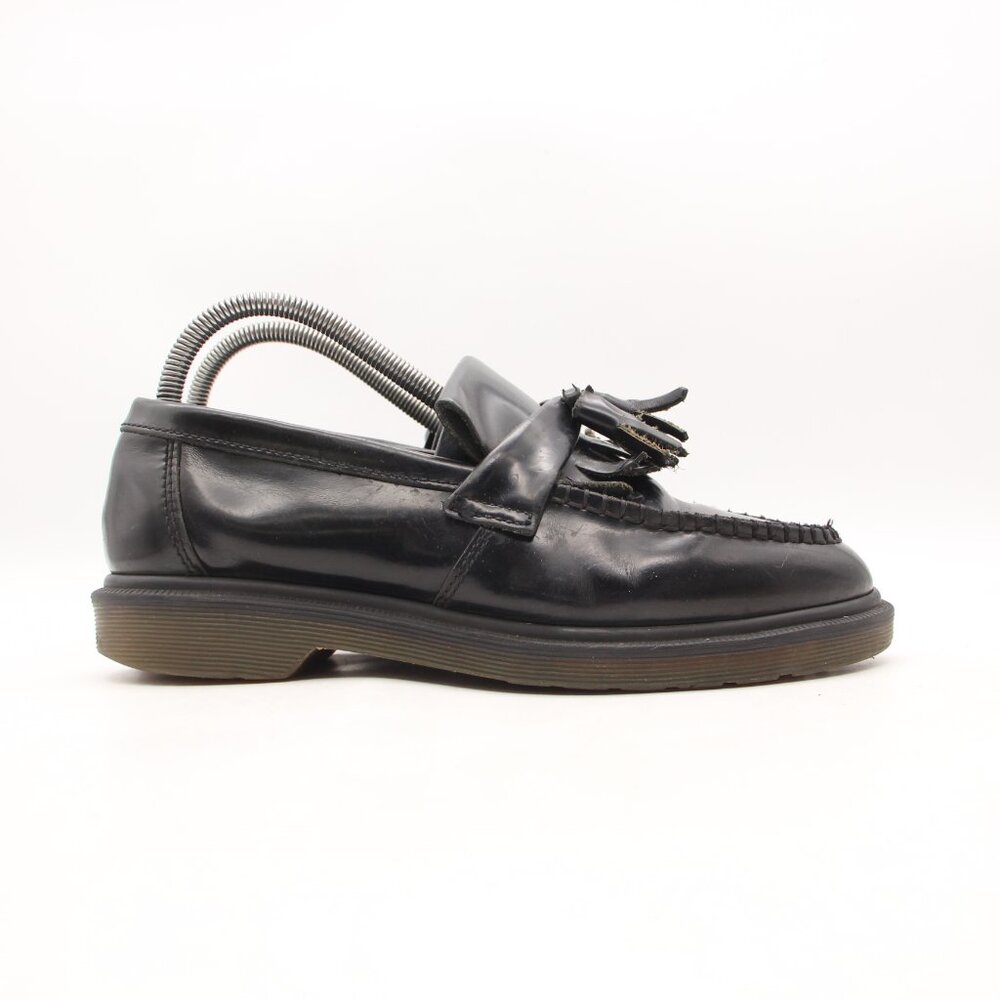 Dr. Martens Black Leather Tassel Loafers